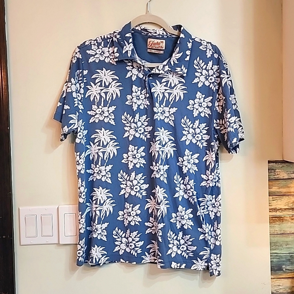 Jach's NY Mens Tropical Polo